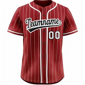 Maillot de baseball personnalisé à sublimation, séchage rapide, design gratuit, uniforme sportif pour équipe, impression de vêtements de baseball - Product Image 6