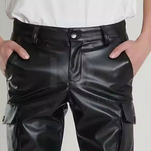 Urban Inspired Mid Waist Leather <b>Shorts</b> <b>for</b> <b>Men</b> with <b>Tailored</b> Fit Eco-Friendly & Quick Dry Casual Styling - Product Image 4