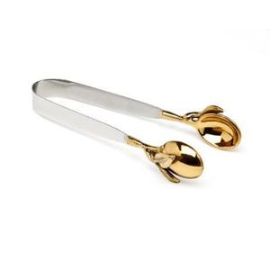 Hand Shape Stainless Steel Ice Tong For Bar & <b>Kitchen</b> Use Easy To Clean Food Grade Metal Food Salad Tong Cheap Price - Product Image 3