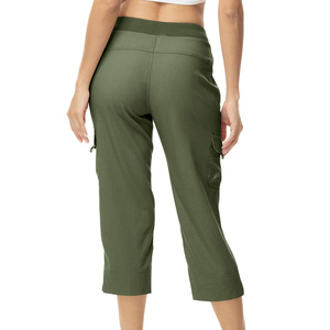 Pantalon Capri Décontracté pour Femme, Léger et Respirant, de Haute Qualité, Idéal pour l'Extérieur, avec Logo Personnalisé - Product Image 2