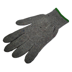 Guantes de seguridad de algodón Gris Antideslizante Antiestático Anti-Impacto Hilo reciclado Uso general para jardinería Protección de manos y brazos - Product Image 5
