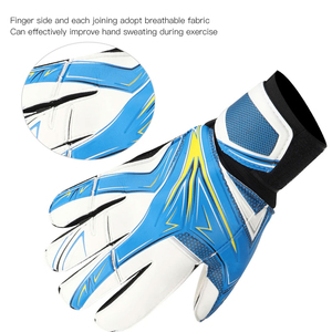 Guantes de Portero AAFZA SOCCER Super Sticky de Primera Calidad, Talla Adulto, de Cuero, Antideslizantes, con Cierre de Tirón, Unisex, Guantes de Alto Rendimiento - Product Image 3