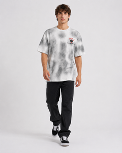 Camiseta Premium Unisex de Algodón Oversize con Estampado Tie-Dye, Cuello Redondo, Ajuste Relajado, Estilo Casual Urbano, Moda de Verano Unisex - Product Image 2