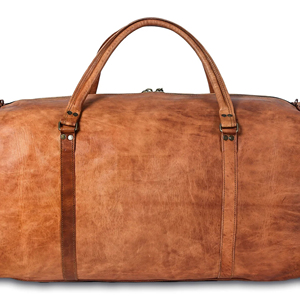 Full Grain <b>Leather</b> Duffle Bag Luxury Weekend Travel Tote Bag Adjustable Shoulder Strap Large Capacity <b>Leather</b> Duffle Bag - Product Image 5