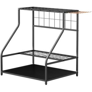 Portautensili da Giardino a 3 Livelli con Ganci - Organizzazione Efficiente degli Attrezzi - Product Image 2