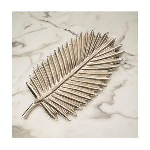 Wholesale Coffee Tea <b>Table</b> Serving Platter Stainless Steel Metal Platter - Product Image 4