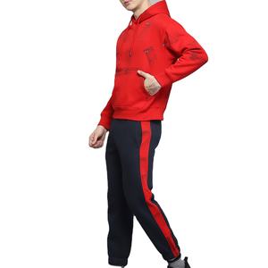 Wholesale Manufacturing Factory's Winter Running Gym Tracksuit Fleece Hooded Printed Designs OEM ODM Services Low MOQ <b>Sale</b> - Product Image 1