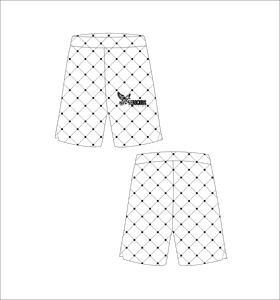 Ferocious Clothing - Pantalones Cortos de Baño para Hombre con Estampado Geométrico, Cintura Media, Elásticos, de Secado Rápido, Transpirables, Informales, de Tela de Lana Peinada - Product Image 1