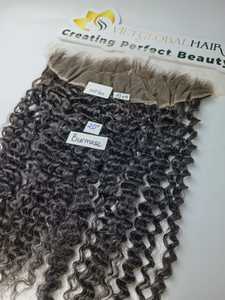 ผมเวียดนาม13x4แบบใสสำหรับลูกไม้หน้าผากพม่าและกัมพูชาผมหยิก - Product Image 6