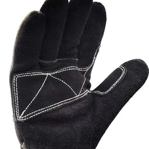 Gants de lutte contre les incendies en cuir pleine fleur renforcé, gants de pompier anti-coupure et anti-choc doublés Kevlar pour intervention en zone forestière - Product Image 4