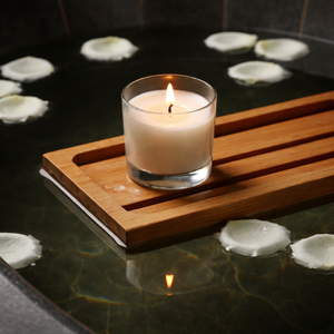 Bougie en cire de soja dans un bocal en verre cylindrique de luxe pour la décoration de la maison et du spa, Nouvel An chinois, mariages et anniversaires - Product Image 1