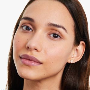 Pendientes con Diseño Floral, Lujosos, para Novia, Compromiso, Boda, Aniversario, con Diamantes Cultivados en Laboratorio D E VVS, 10kt/14kt/18kt - Product Image 2