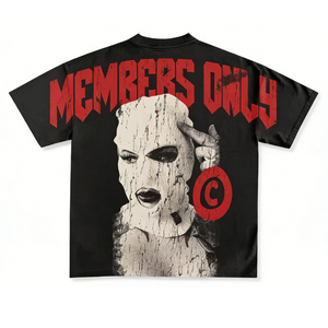 เสื้อยืดผ้าฝ้ายถักนิตติ้ง 100% น้ำหนัก 230 กรัม พิมพ์ลายกราฟิก ทรงโอเวอร์ไซส์ สไตล์ฮิปฮอป แขนสั้น ทรงบ็อกซี่ - Product Image 5