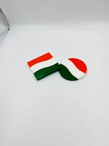 Resin Tricolor Coasters <b>Set</b> Handmade Decorative <b>Tea</b> Coffee Cup Coaster for Table - Product Image 2