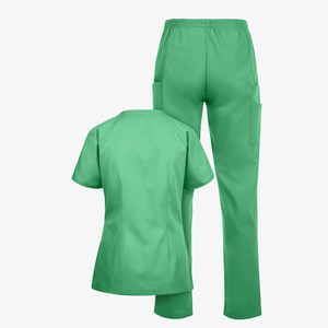 Nuevo Diseño, Venta Caliente, Traje de Enfermería con Múltiples Bolsillos, Ropa de Trabajo Moderna, Personalizable, Lisa, de Manga Corta, Trajes Médicos para Mujer - Product Image 6