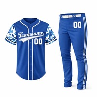 Ensemble d'uniformes de baseball personnalisés, taille plus, gris rose, col rond, manches courtes, pantalon, jersey respirant, unisexe, adulte, toutes saisons