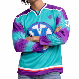 Jersey de Fútbol Americano Sublimado Personalizado, 220GSM, Malla de Poliéster, Ropa Deportiva para Hombre, Jersey Deportivo con Cuello en V, Proveedor OEM - Product Image 4