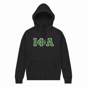 Sweat-shirt à capuche noir Iota Phi Lambda Sorority avec lettres grecques, vêtements décontractés pour femmes, pull à capuche de qualité supérieure - Product Image 5