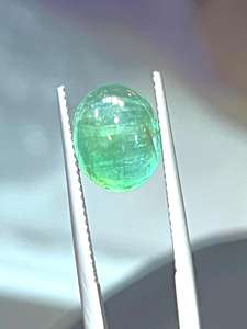 Esmeraldas naturales de Zambia, talla cabujón, piedras preciosas verdes sueltas para la fabricación de joyería, alta calidad - Product Image 3