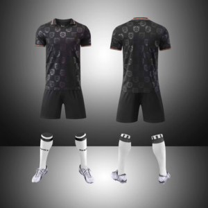 Red Yellow Sublimation Kids <b>Soccer</b> Uniform Sets Retro Football Jersey Cheap Youth <b>Soccer</b> Kit - Product Image 4