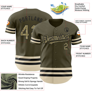 Top Selling Personalized <b>Baseball</b> <b>Jerseys</b> Shirt For Men Youth Oem 100% Polyester Embroidered Logo Club Training Uniform - Product Image 3