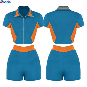 Conjuntos de Ropa de Primavera/Verano para Mujer, Diseño Personalizado, Estilo Urbano, Conjuntos Deportivos, Top de Manga Corta y Pantalones Cortos hasta la Rodilla, Última Moda en Venta - Product Image 5
