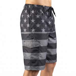 Traje de Baño Personalizado para Hombre, con Doble Hebilla y Estampado Triangular, de Secado Rápido, 100% Poliéster, Cintura Media, para Deportes Acuáticos - Product Image 6