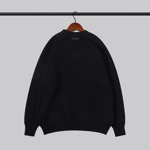 Suéter de Punto Sólido 100% Algodón LASARO INTERNATIONAL para Hombre, Cuello Redondo, Informal, Suave al Tacto, Manga Larga, para Invierno - Product Image 5