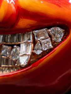 Custom Men's Hip Hop Silver Moissanite <b>Iced</b> <b>Out</b> Big 3D Cartoon Pendant Necklace with <b>Chain</b> - Product Image 4