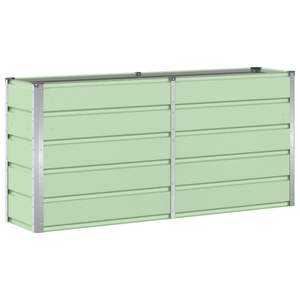 Maceta de Acero Verde 160 x 40 x 75 cm, Macetas y Jardineras - Product Image 2