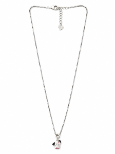 Collier pendentif chiot mignon en argent sterling 925, breloque animale émaillée colorée, poli miroir, bijoux de mode pour femme, pour usage quotidien et soirée - Product Image 5