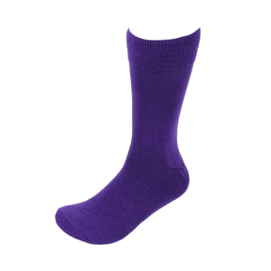 Calcetines Deportivos Largos y Elegantes de Color Morado, Fabricados en Pakistán, de Alta Calidad, para Hombre y Mujer, Talla Personalizada, Logotipo, Color Azul, MOQ 10 Pares - Product Image 1