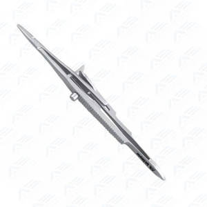 Soporte de aguja KALT de precisión de 140 Mm, mecanismo de bloqueo seguro, venta al por mayor, soporte de aguja TC de sutura Kalt-Arruga con bloqueo - Product Image 5