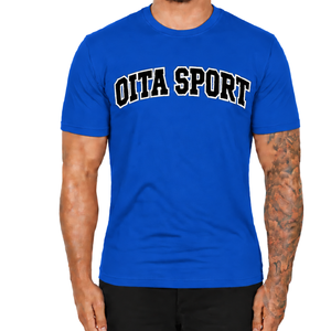 Royal <b>Blue</b> Fitted T Shirt for <b>Men</b> Short Sleeve Crew Neck Custom Printed Slim Fit Casual Cotton Tee Wholesale Streetwear Sports - Product Image 1