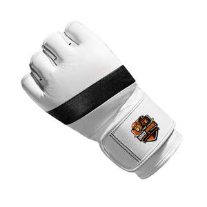 Guantes de MMA de Cuero Duradero para Entrenamiento en Gimnasio y Trabajo con Bolsa de Boxeo, con Correa Ajustable, Protección Ligera contra Impactos - Product Image 6