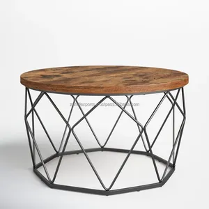 Adjustable Foldable Frame Sturdy Steel Coastal Design Stable <b>Space</b> <b>Saving</b> Modern Coffee <b>Table</b> Furniture by Zahid Exports - Product Image 5