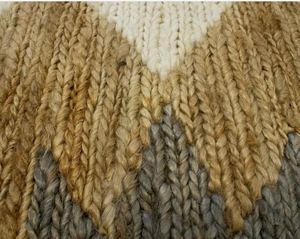 Tapis de sol en jute noir à bords festonnés, tissé à la main, style bohème, pour salon, chambre, hôtels, et espaces commerciaux - Product Image 4