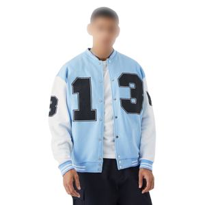 Chaqueta Varsity Personalizable Ligera de Primavera, Tejido de Poliéster/Algodón, Cómoda, de Origen Ético, Ajustable para Hombre - Product Image 5