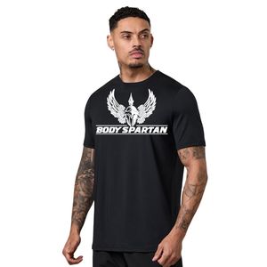 Camiseta Negra con Estampado Gráfico para Hombre, Camiseta Informal de Manga Corta de Poliéster, Cuello Redondo, Ropa Deportiva de Verano, Ligera y Cómoda - Product Image 1