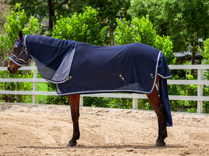 New Arrival V High Quality Custom Waterproof Mesh Horse Rugs Logo Printing Lightweight OEM Service - Product Image 5