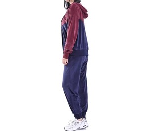 Sudadera con Capucha de Forro Polar Gris Sólido, Transpirable, Informal, para Mujer, con Logotipo Frontal - Product Image 2