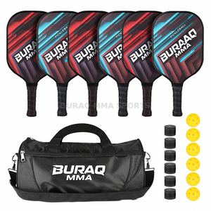 Raquette de beach tennis unisexe entièrement en carbone, noyau en EVA souple avec sac de transport en nylon - Product Image 1