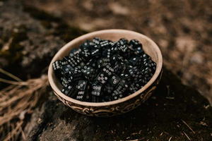 Jeu de dés rayés en corne de buffle naturelle, écologique, fait main pour les jeux de rôle, D&D, jeux de société – Cadeau polyédrique haut de gamme pour les joueurs - Product Image 5