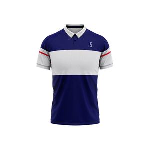 Vente en gros Polo imprimé par sublimation Golf Logo personnalisé T-shirt polo pour hommes - Product Image 1