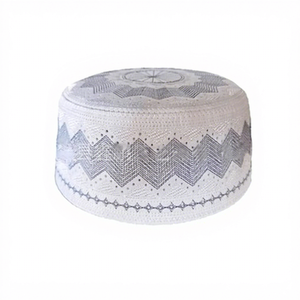 Gorros Musulmanes de Algodón al por Mayor para Hombre - Gorros Étnicos Tradicionales de Colores Sólidos y Blancos, Transpirables, para el Verano, Suministro al por Mayor - Product Image 2