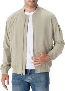 Blouson bomber léger pour homme, style décontracté, coupe-vent élégant, veste légère - Product Image 2