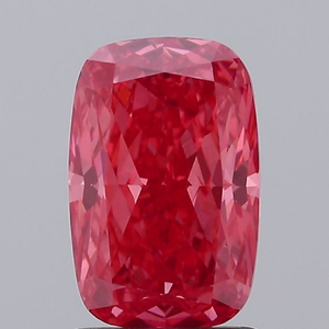 Diamant synthétique de qualité supérieure certifié IGI, 1,62 carat, taille coussin, rose intense fantaisie, diamant cultivé en laboratoire, clarté VS2 - Product Image 1