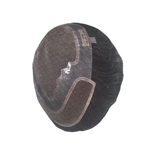 Apolo model Taz Hair <b>Toupee</b> Wig From Bangladesh Premium Quality Mono Human Hair with Natural Body Loose Wave Styles Yaki Style - Product Image 1