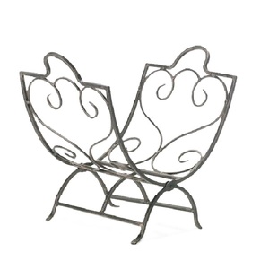 Meilleures ventes : Porte-revues vintage durable en métal et fer, organisateur de magazines pour la maison, l'hôtel et le bureau - Product Image 6