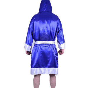 Venta al por Mayor de Fábrica: Bata de Boxeo para Hombre en Satén/Poliéster, de Secado Rápido, Transpirable y Personalizable - Product Image 3
